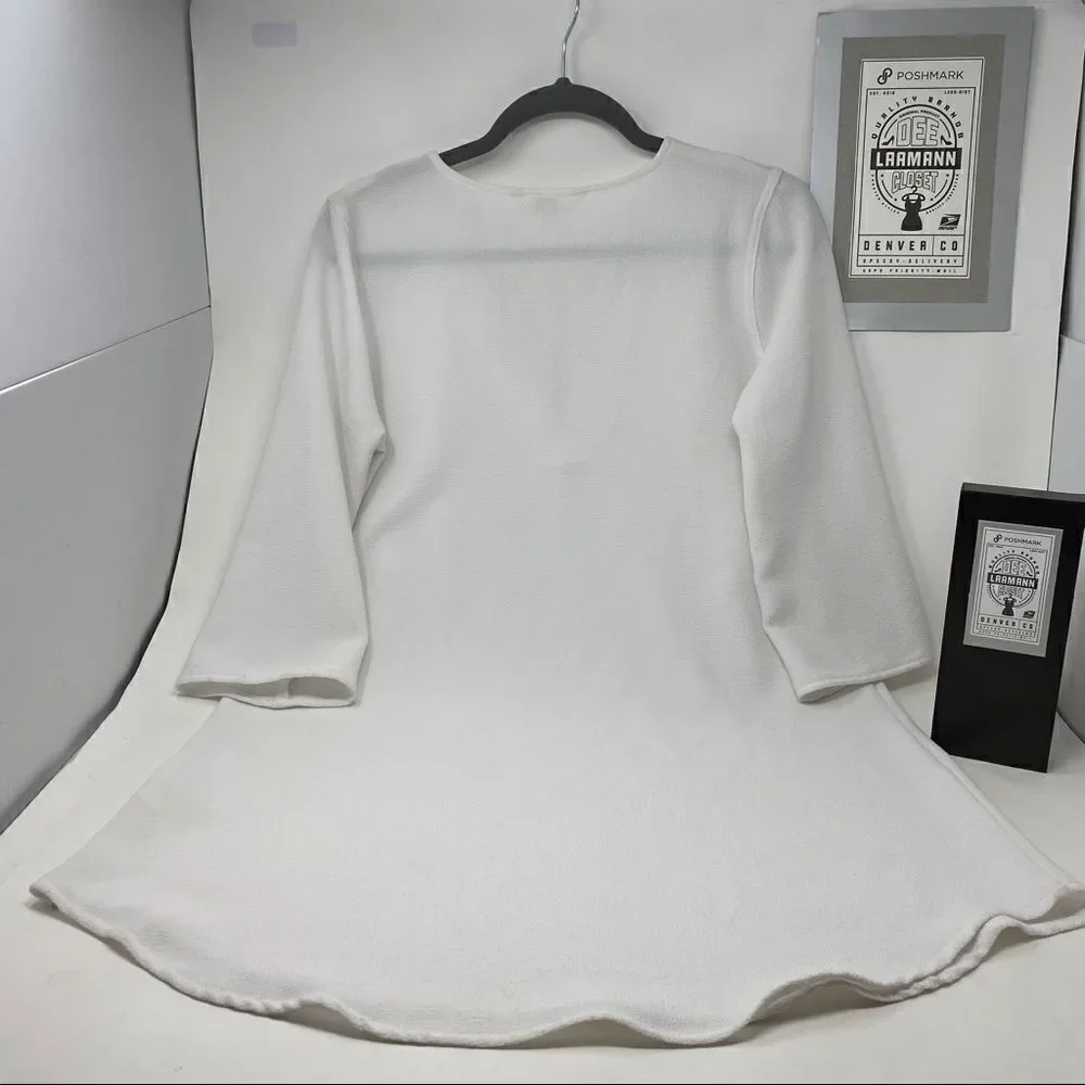 BB Dakota Bell Sleeve White Tunic